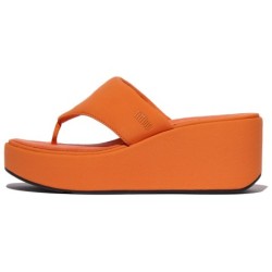 Fitflop Zehentrenner "PLATFFORMS WEDGE", Keilsandale, Plateauschuh mit gepaddeter Bandage