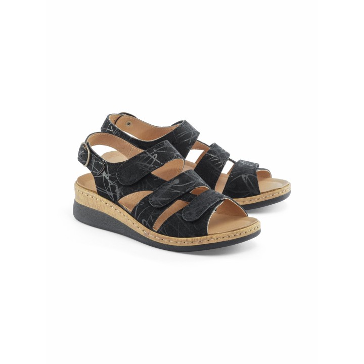 Korkfußbett-Sandale 3er-Klett