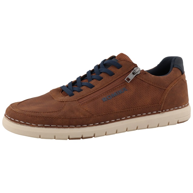 Romika Sneaker, Freizeitschuh, Halbschuh, Schnürschuh, Kontrastbesatz an der Ferse