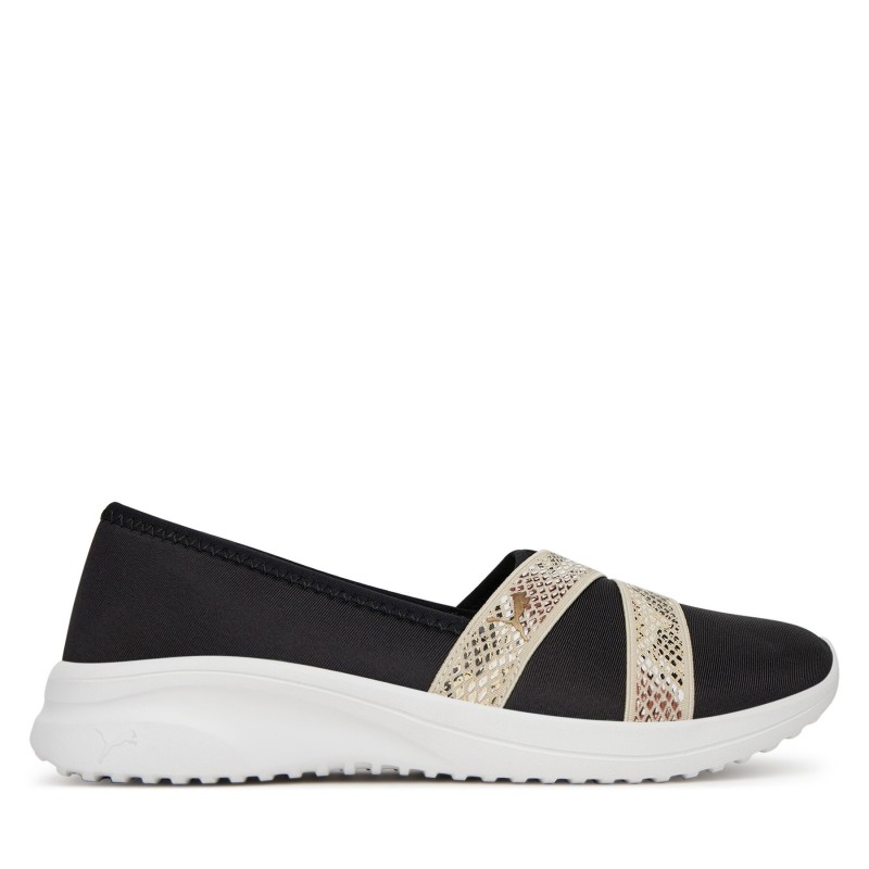 Halbschuhe Puma Adelina 2 Snake Chic 400702 01 Schwarz
