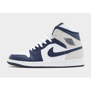 Jordan Air 1 Mid Herren - White - Mens, White
