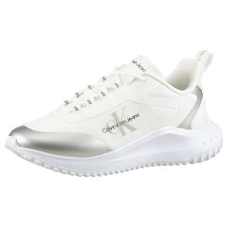 Calvin Klein Jeans Sneaker "EVA RUNNER LOW LACE MIX ML WN", Freizeitschuh, Halbschuh, Schnürschuh mit leichter Laufsohle