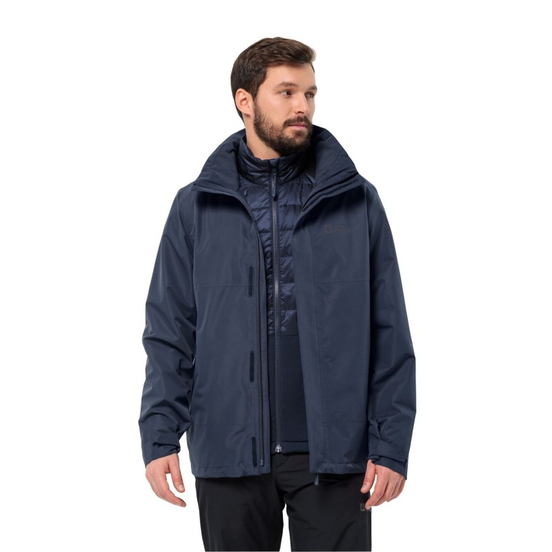 Jack Wolfskin Luntal 3in1 Jacket Men XXXL blue night blue