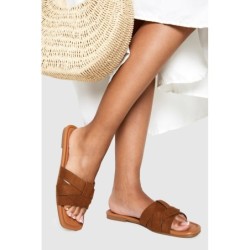 Basic Sandalen Aus Wildlederimitat - Tan - 38, Tan