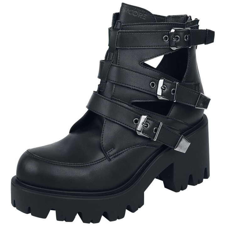 Altercore - Gothic Boot - Randa Vegan - EU36 bis EU41 - für Damen - Größe EU36 - schwarz
