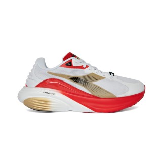 Diadora Atomo Star Schuhe Weiß Rot SS25, Größe 42 - EUR