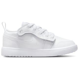 Jordan 1 Low Unisex Schuhe - Weiß - Größe: 33.5 - Leder - Foot Locker