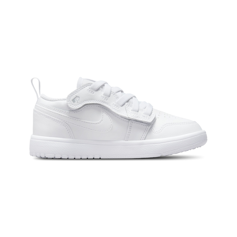 Jordan 1 Low Unisex Schuhe - Weiß - Größe: 33.5 - Leder - Foot Locker