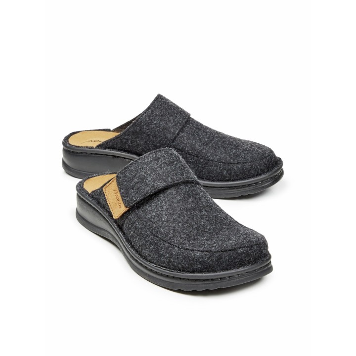 Wollfilz-Klett-Pantolette