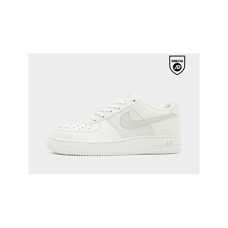 Nike Air Force 1 Embroidered Swoosh Junior - Sail, Sail