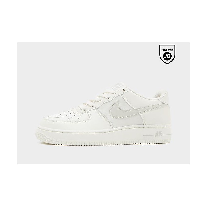 Nike Air Force 1 Embroidered Swoosh Junior - Sail, Sail