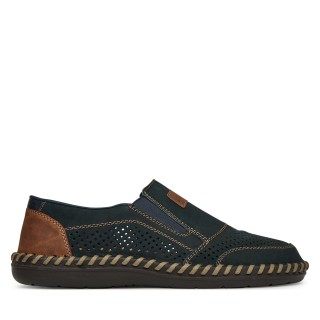 Halbschuhe Rieker B2466-14 Dunkelblau