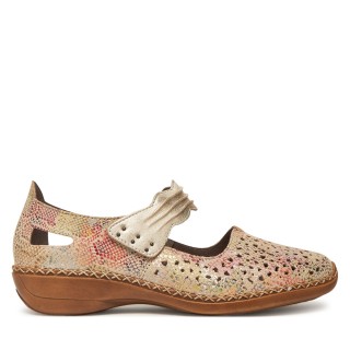 Halbschuhe Rieker 41399-92 Beige