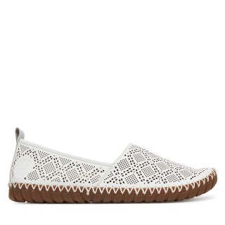 Halbschuhe Rieker M2851-80 Weiß