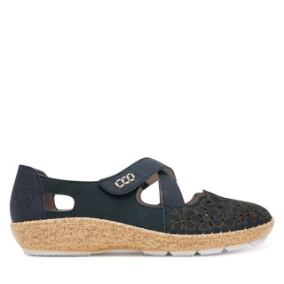 Halbschuhe Rieker 44856-14 Dunkelblau