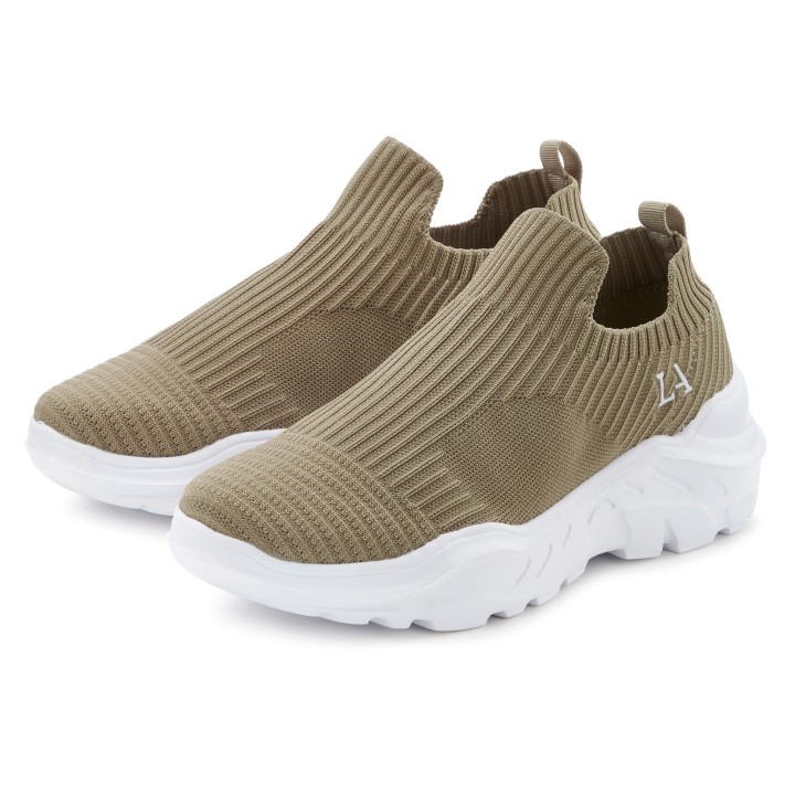 LASCANA Sneaker, Slip-On-Sneaker, Halbschuh, Slipper, Freizeitschuh VEGAN