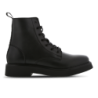 Tommy Jeans Lace Up Flat Damen Schuhe - Schwarz - Größe: 37 - Leder - Foot Locker