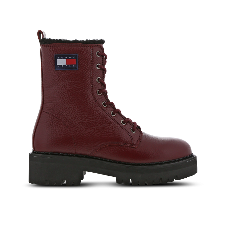 Tommy Jeans Urban Damen Schuhe - Rot - Größe: 36 - Leder - Foot Locker