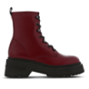 Tommy Jeans Lace Up Damen Schuhe - Rot - Größe: 36 - Leder - Foot Locker