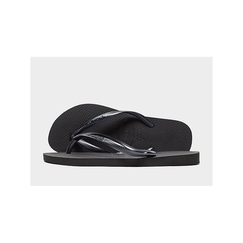 Havaianas Slim Flip Flops Damen - Black - Womens, Black