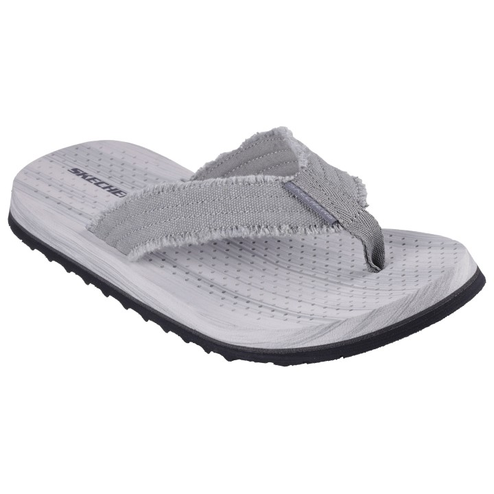 Skechers Zehentrenner "TANTRIC-FRITZ", Sommerschuh, Schlappen, Poolslides, Badeschuh, mit weichem Zehensteg