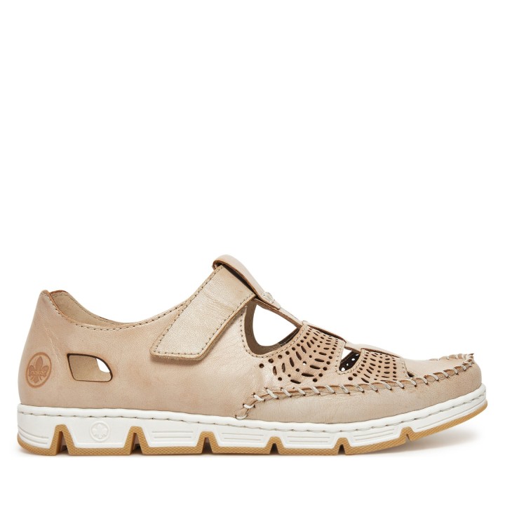 Halbschuhe Rieker 49958-61 Beige