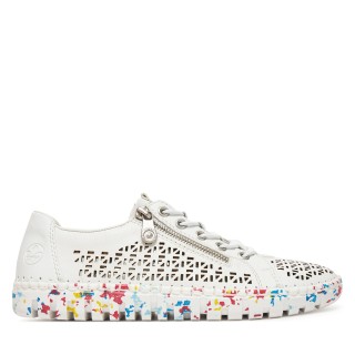 Halbschuhe Rieker M2357-80 Weiß