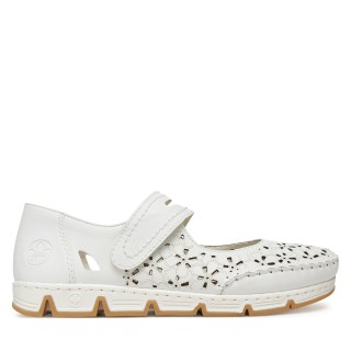 Halbschuhe Rieker 49977-80 Weiß