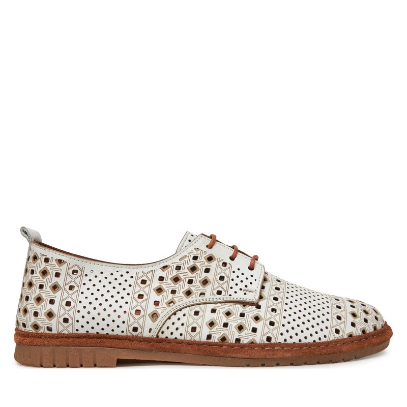 Halbschuhe Manitu 840136 Weiß