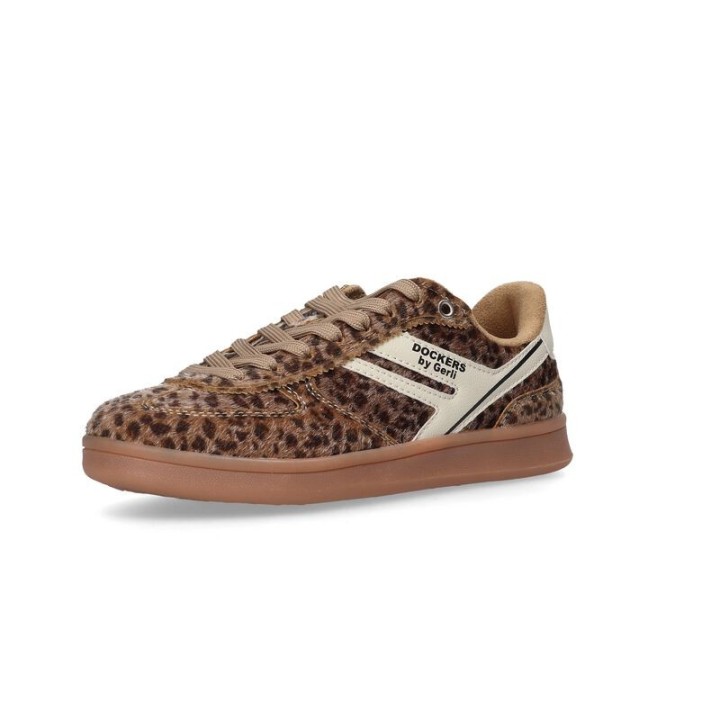 Dockers by Gerli Sneaker - EU37 bis EU41 - für Damen - Größe EU37 - braun/schwarz