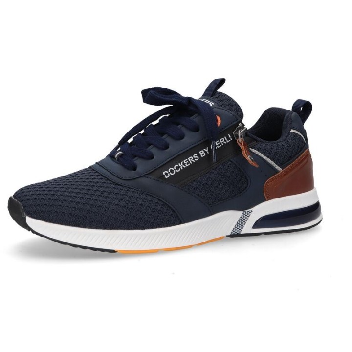 Dockers by Gerli Sneaker - Zip Mesh Sneaker Blue - EU41 bis EU47 - für Männer - Größe EU41 - navy
