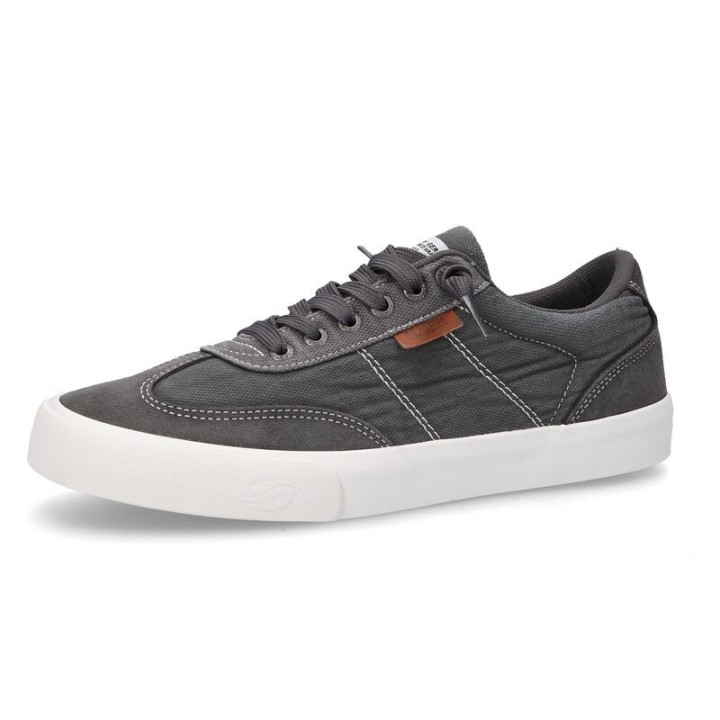 Dockers by Gerli Sneaker - Washed Canvas Sneaker Dark Grey - EU41 bis EU47 - für Männer - Größe EU41 - dunkelgrau