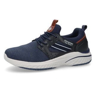 Dockers by Gerli Sneaker - Mesh Sneaker Navy - EU41 bis EU47 - für Männer - Größe EU41 - navy