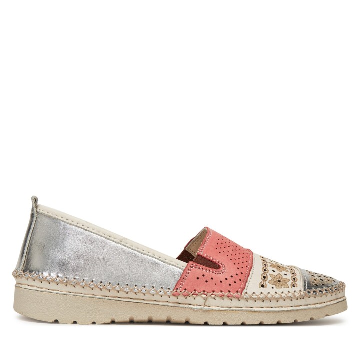 Halbschuhe Manitu 840122 Weiß