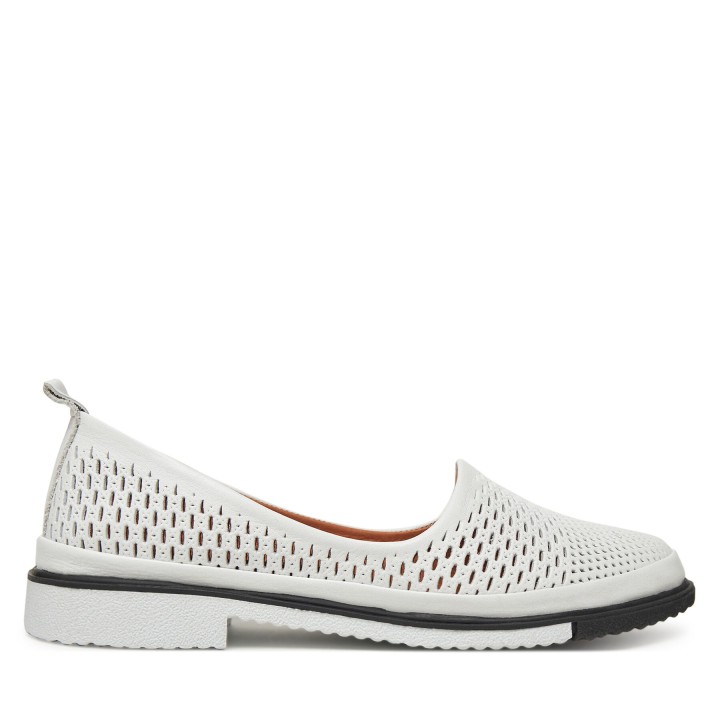 Halbschuhe Manitu 840138 Weiß