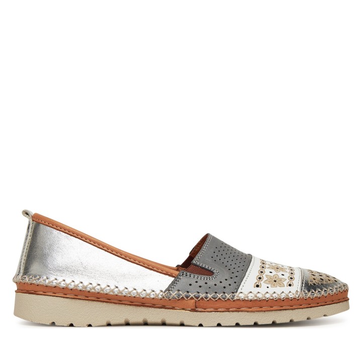 Halbschuhe Manitu 840122 Weiß