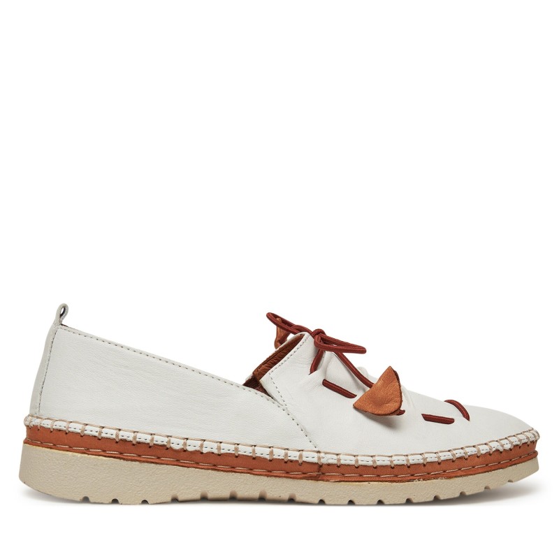 Halbschuhe Manitu 840089 Weiß