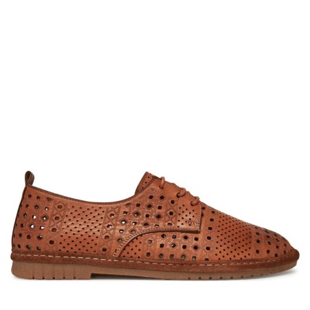 Halbschuhe Manitu 840136 Braun