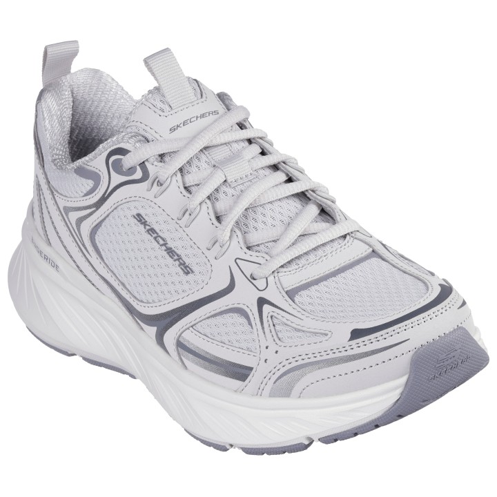 Skechers Sneaker "EDGERIDE-SILVER ECLIPSE", Retro Sneaker, Schnürschuh mit Metallic-Besätzen