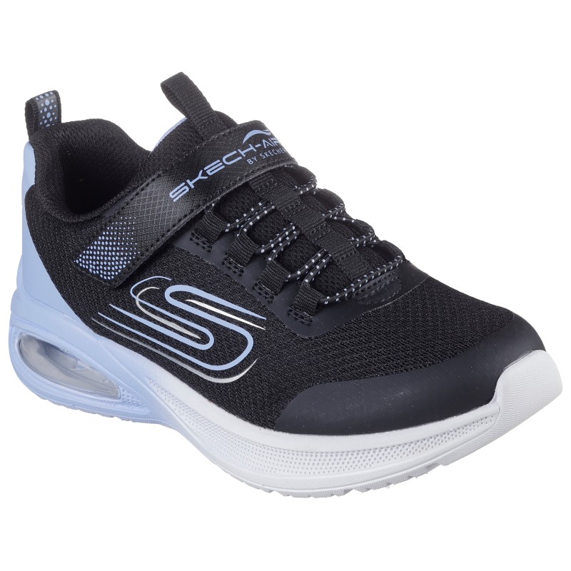Skechers Sneaker "MICROSPEC MAX ADVANCE", Slip-OnSneaker, Klettverschluss,S-Logo, Größenschablone zum Download