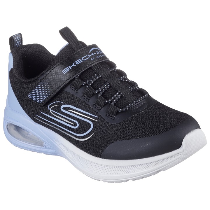 Skechers Sneaker "MICROSPEC MAX ADVANCE", Slip-OnSneaker, Klettverschluss,S-Logo, Größenschablone zum Download