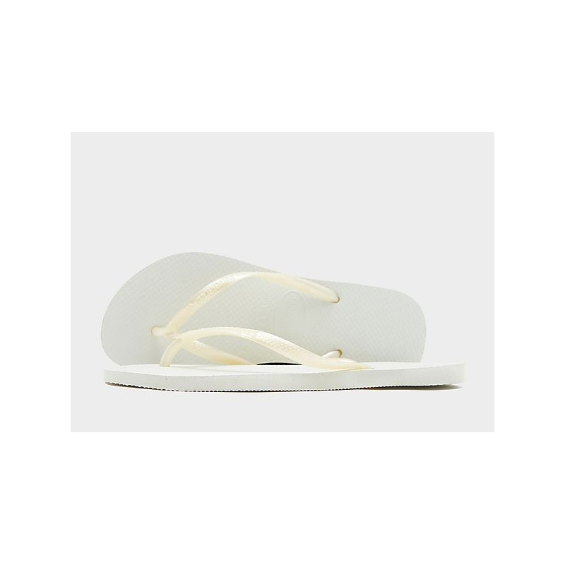 Havaianas Slim Flip Flops Damen - White - Womens, White