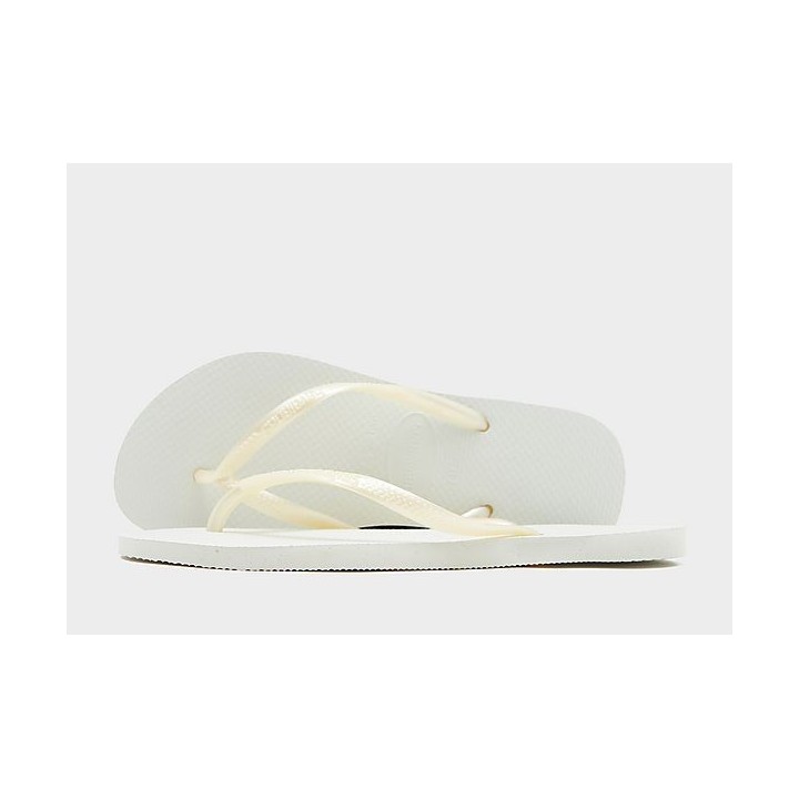 Havaianas Slim Flip Flops Damen - White - Womens, White