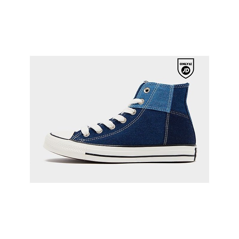 Converse All Star Hi Denim Patch Women's - Blue - Womens, Blue