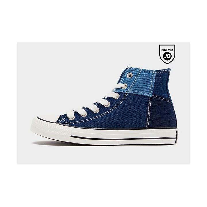 Converse All Star Hi Denim Patch Women's - Blue - Womens, Blue