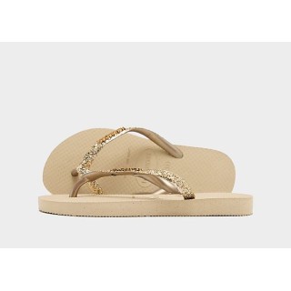 Havaianas Slim Glitter Flim Flops Children - Brown, Brown