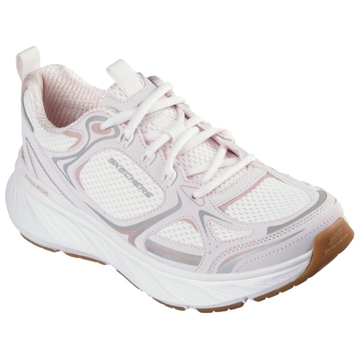 Skechers Sneaker "EDGERIDE-SILVER ECLIPSE", Retro Sneaker, Schnürschuh mit Metallic-Besätzen