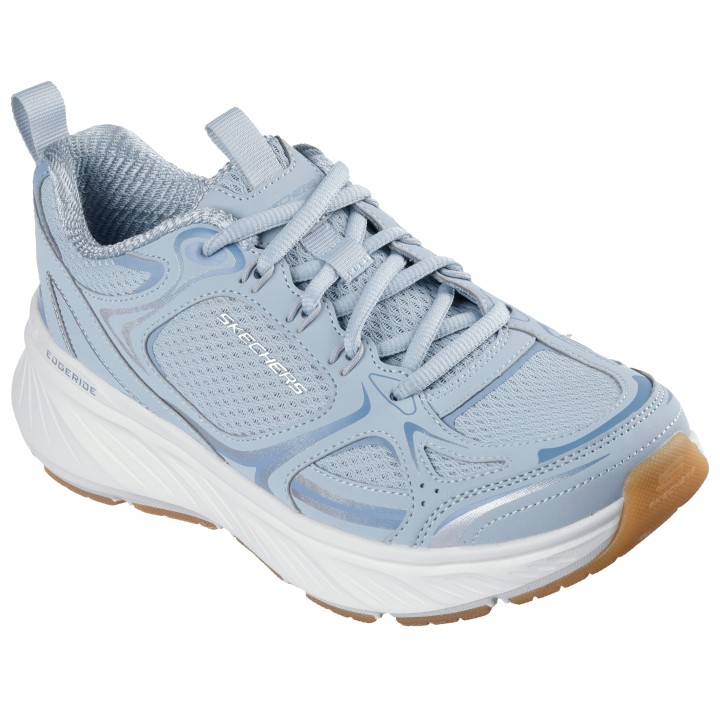 Skechers Sneaker "EDGERIDE-SILVER ECLIPSE", Retro Sneaker, Schnürschuh mit Metallic-Besätzen