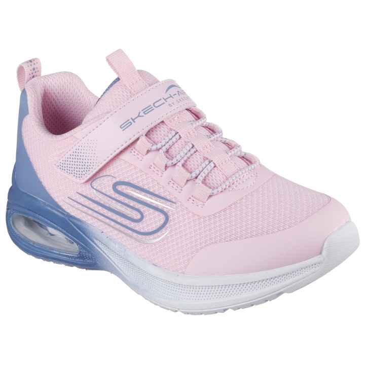 Skechers Sneaker "MICROSPEC MAX ADVANCE", Slip-OnSneaker, Klettverschluss,S-Logo, Größenschablone zum Download