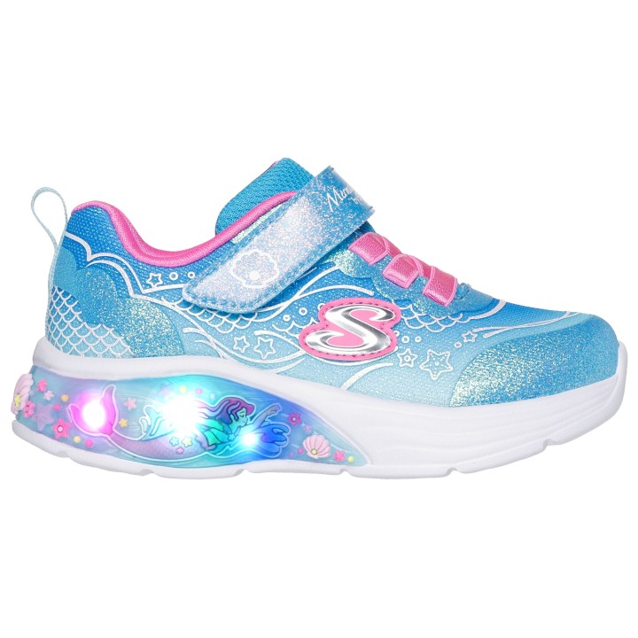 Skechers Sneaker "MY DREAMERS", Blink,-Klettschuh, Meerjungfraudesign, Größenschablone zum Download